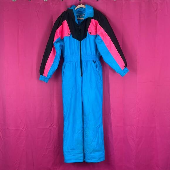 Vintage Blue and Pink Women's Jacket & Coat - Picture 1 of 15